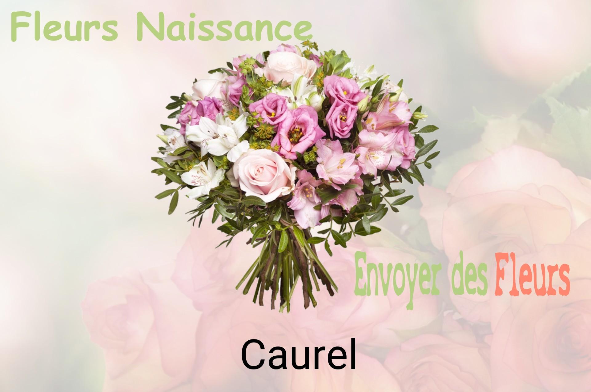 Bouquet de fleurs de naissance livré à Caurel